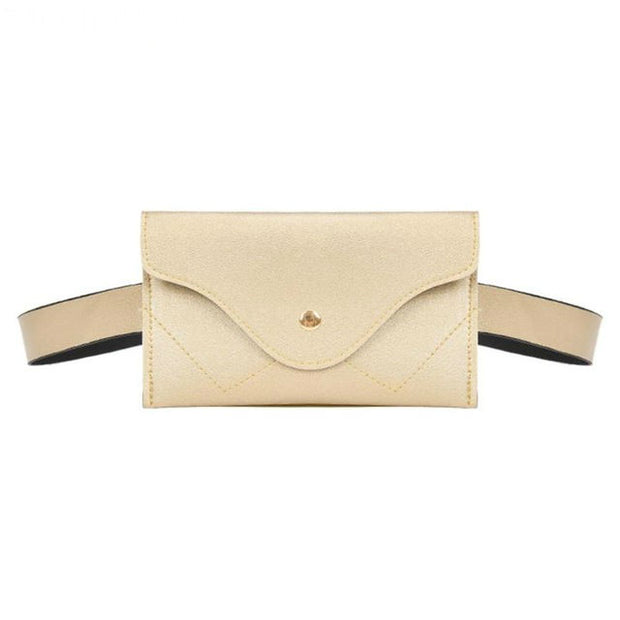 Elegant Leather Waist Bag